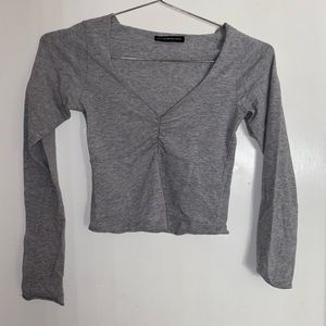 Brandy Melville Charlize grey top. Worn once.